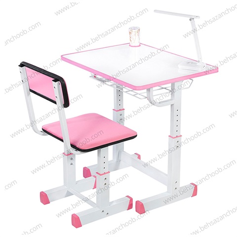 میز تحریر پیچی نوجوان صورتی N912